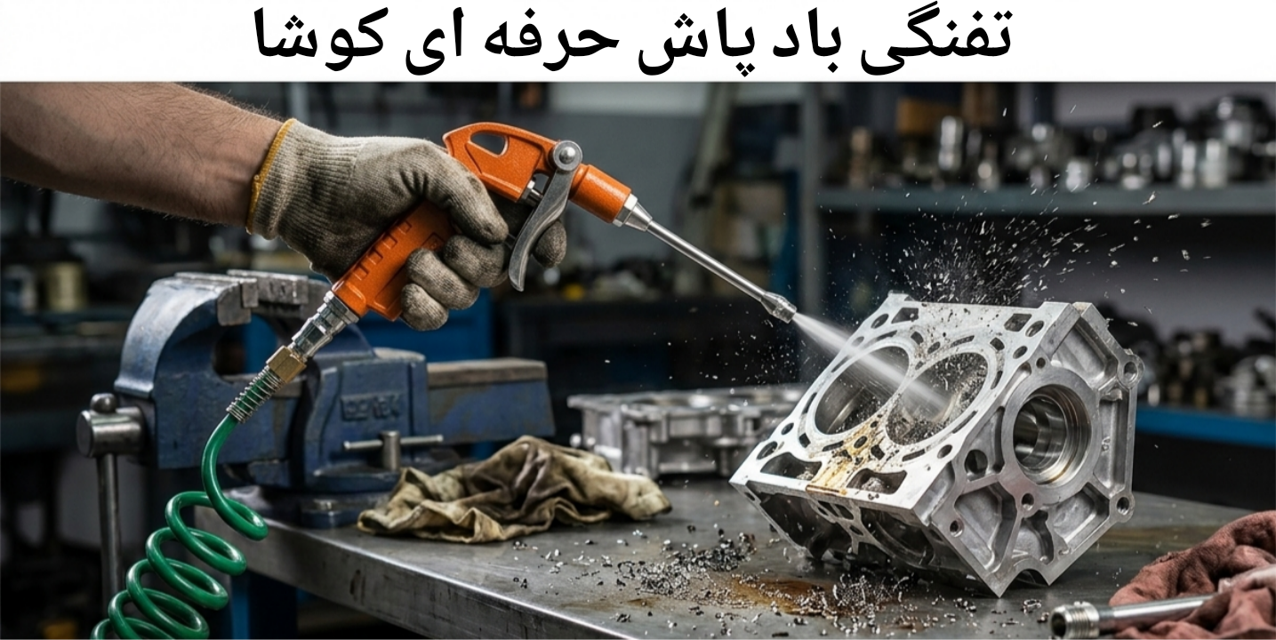خرید تفنگی بادپاش فلزی